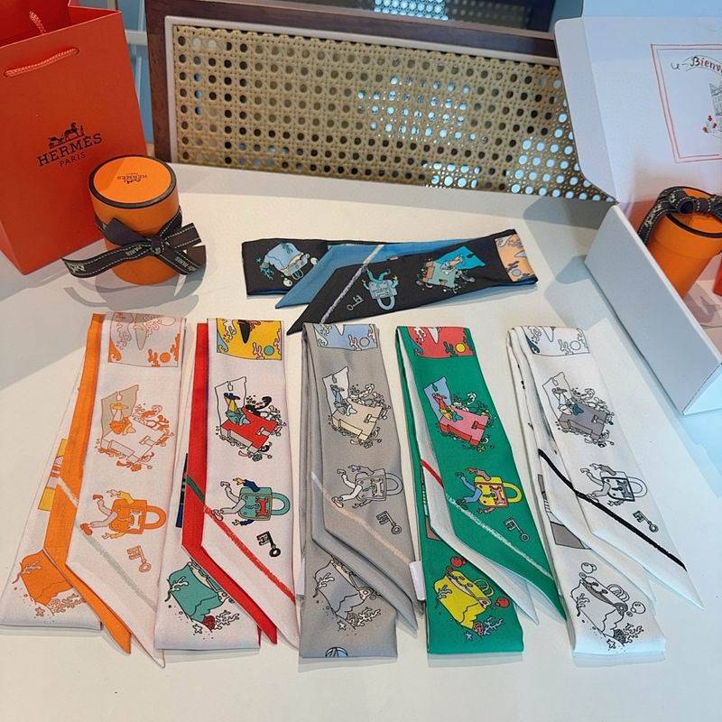 Hermes silk ribbon hm33